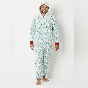 NWOT North Pole Trading Co. Polar Bear Adult Unisex Onesie